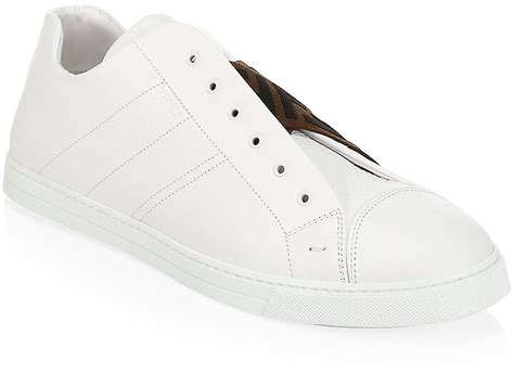 fendi laceless sneakers|Fendi FF Taping Laceless Low.